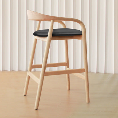 Noris Leather Bar Stool