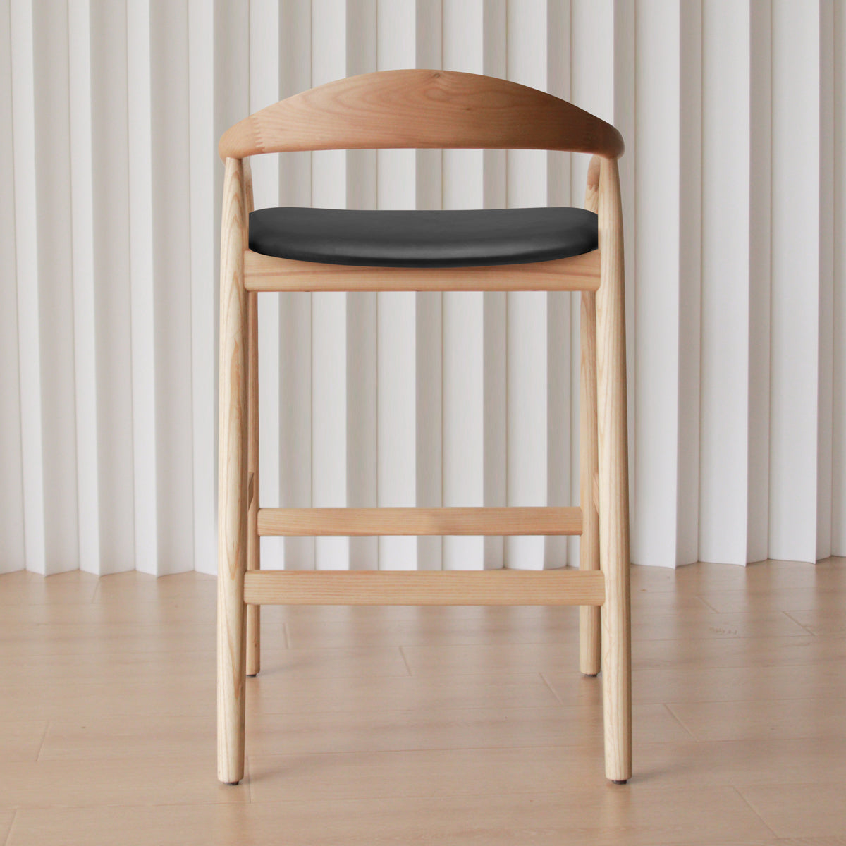 Noris Leather Bar Stool