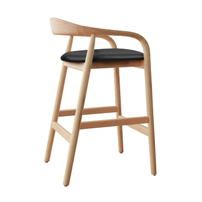 Noris Leather Bar Stool