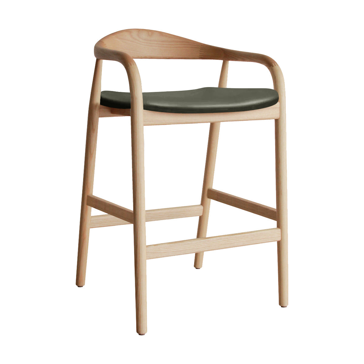 Noris Leather Bar Stool