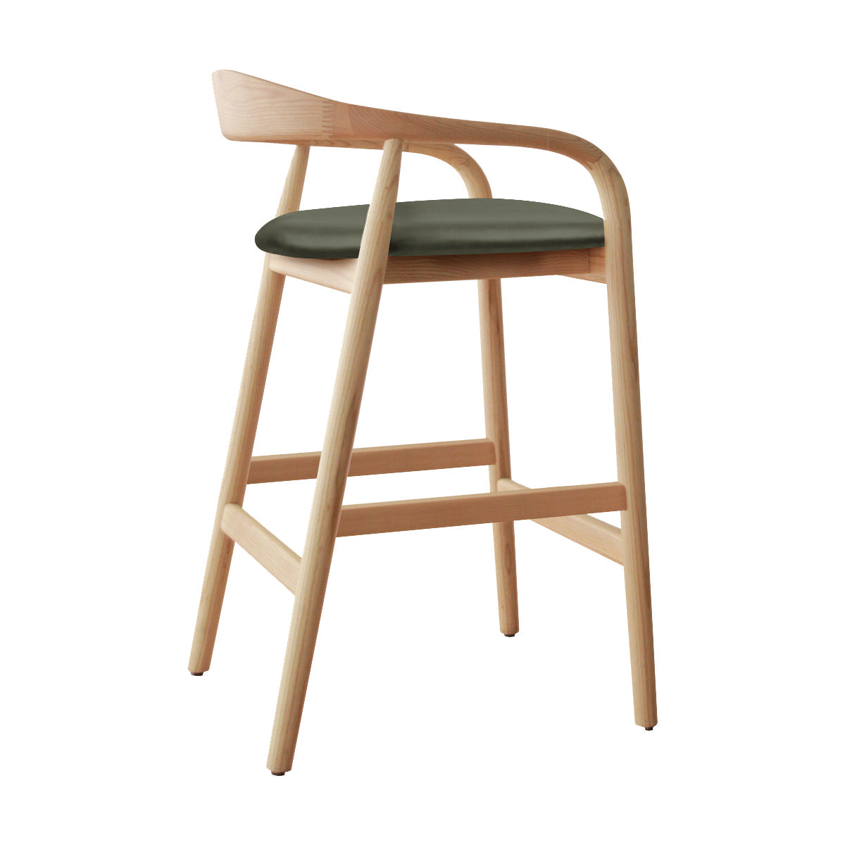Noris Leather Bar Stool