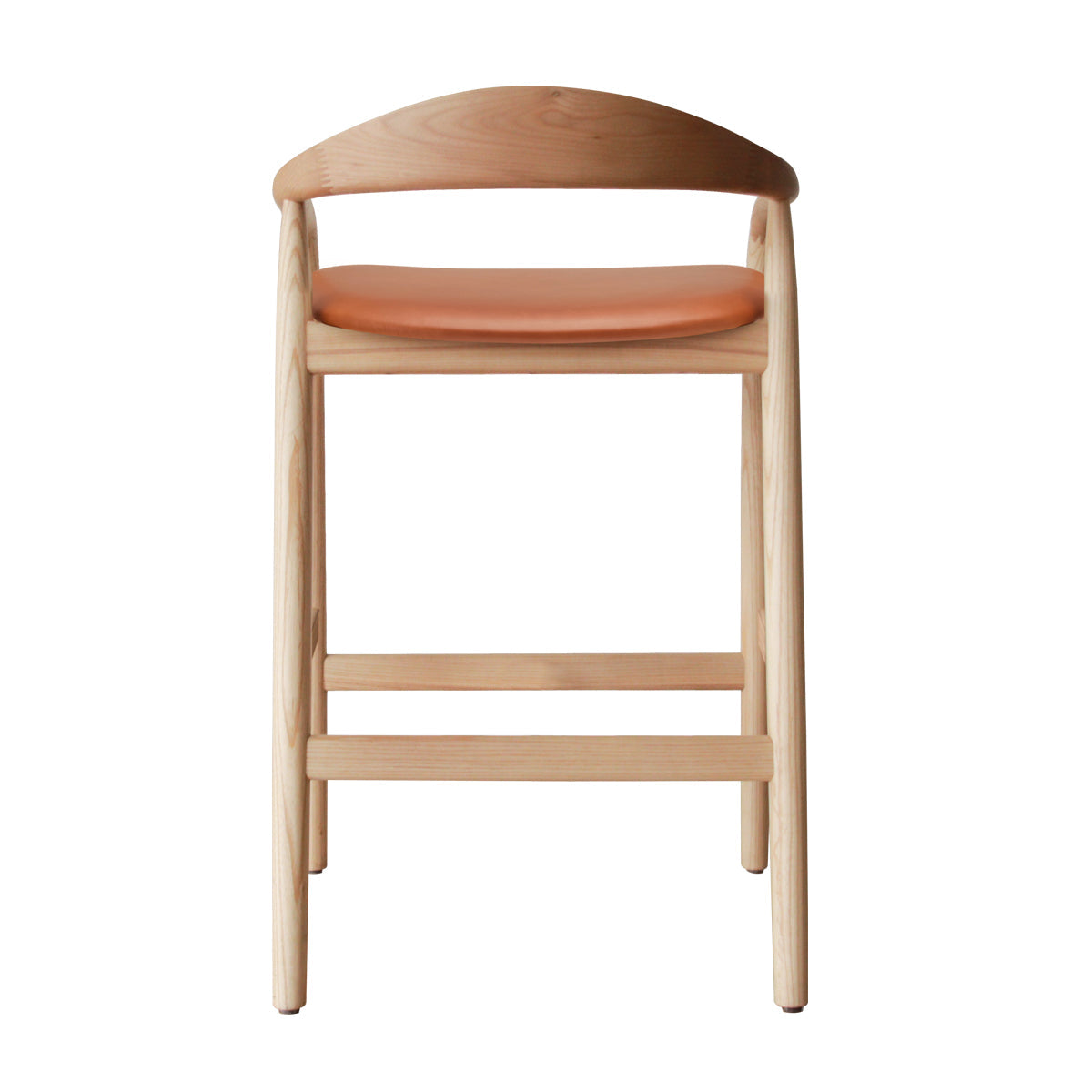 Noris Leather Bar Stool