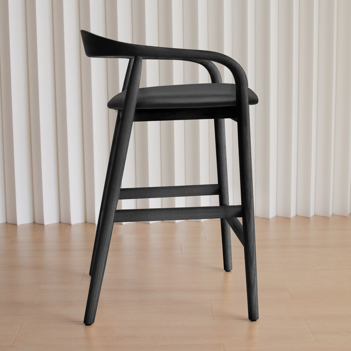 Noris Leather Bar Stool