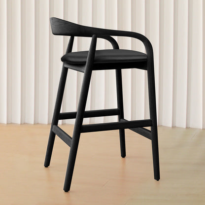 Noris Leather Bar Stool