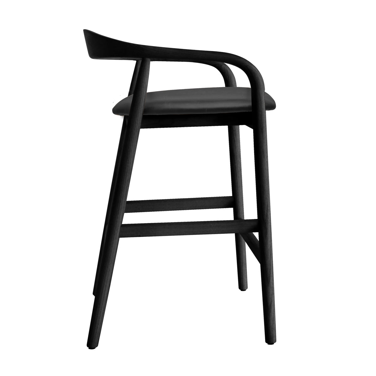 Noris Leather Bar Stool