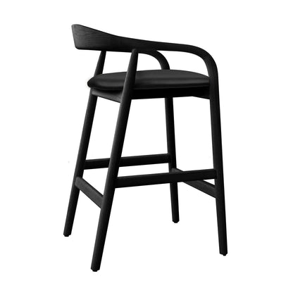 Noris Leather Bar Stool