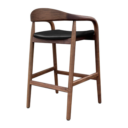 Noris Leather Bar Stool