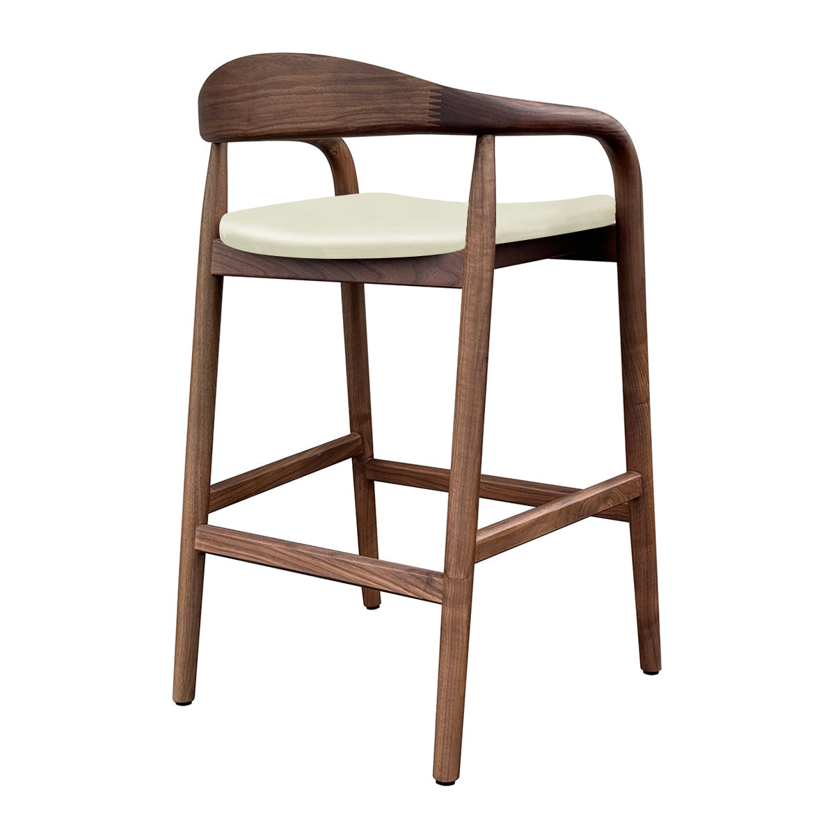 Noris Leather Bar Stool