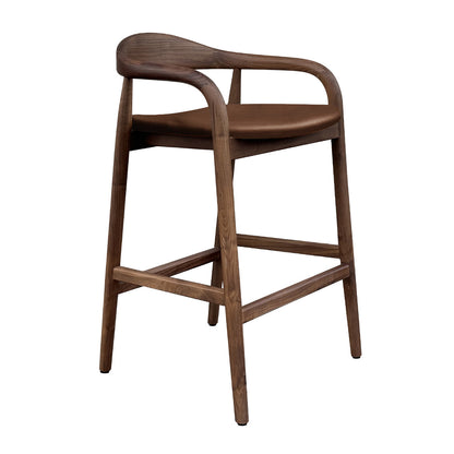 Noris Leather Bar Stool