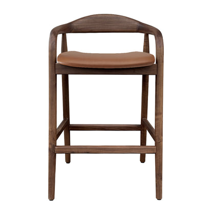 Noris Leather Bar Stool