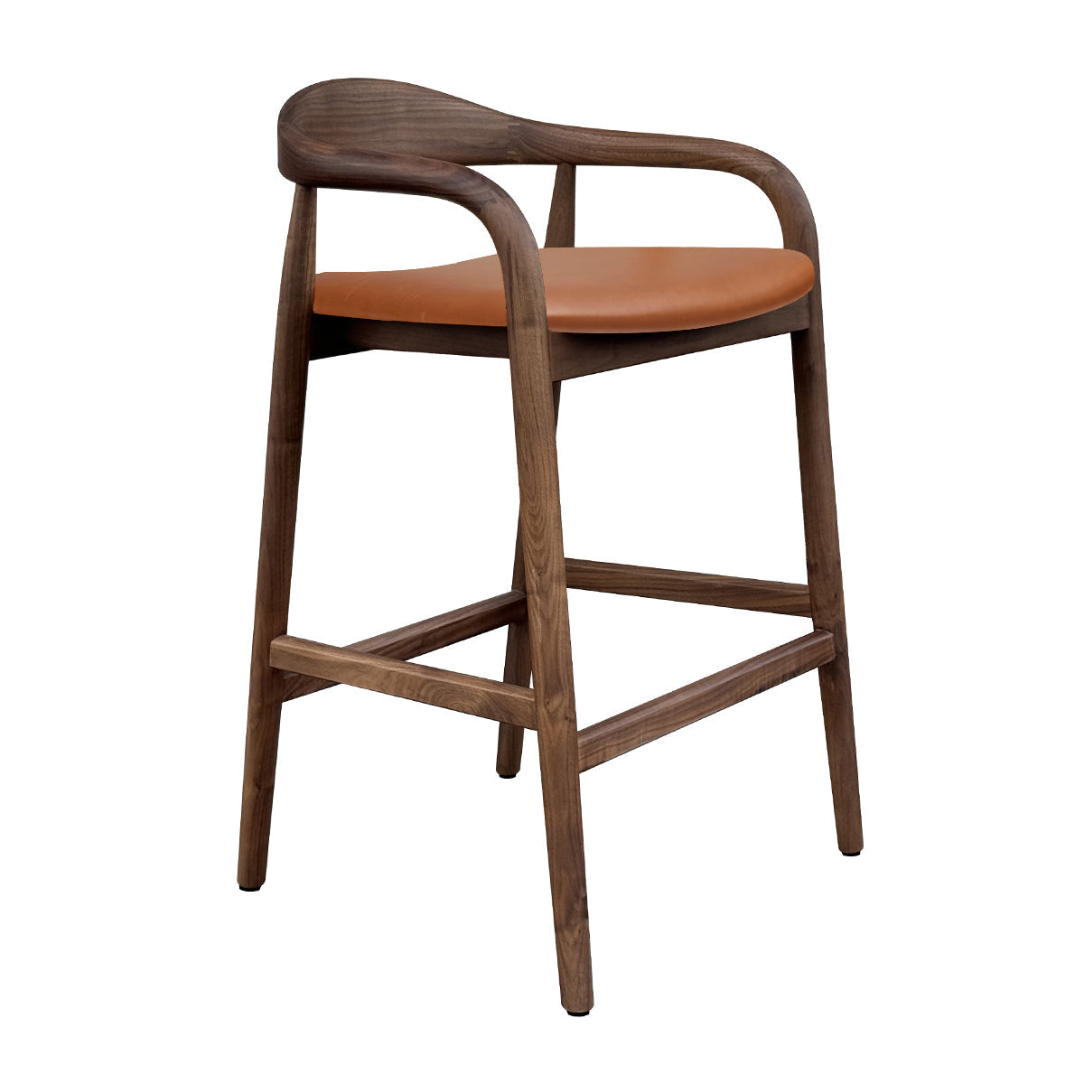 Noris Leather Bar Stool