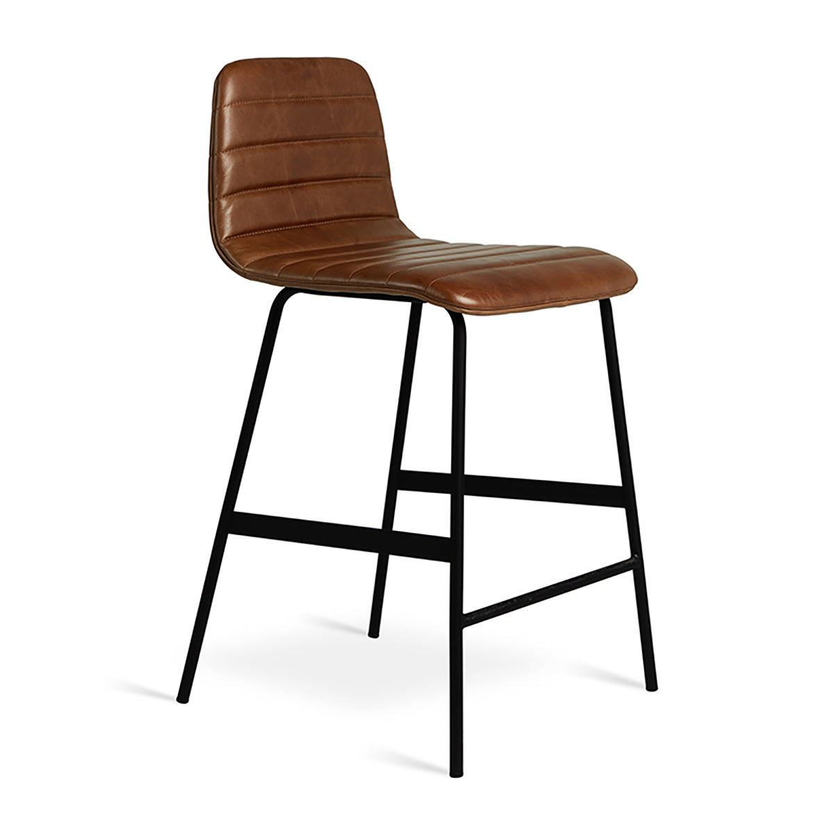 Lecture Leather Bar Stool