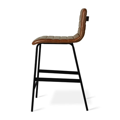 Lecture Leather Bar Stool