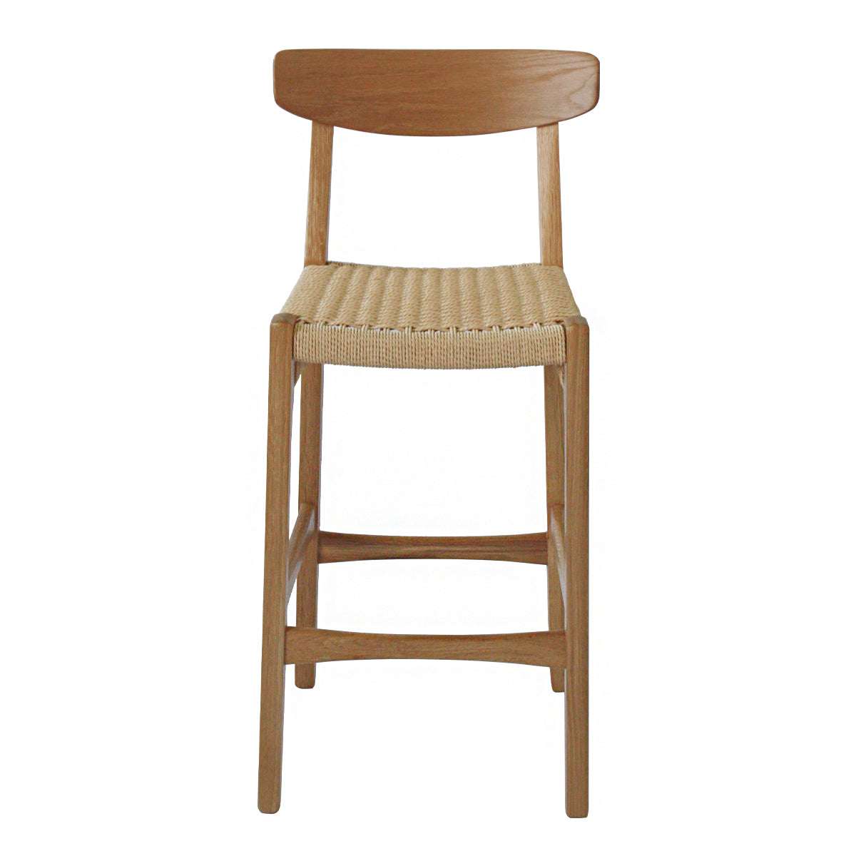 Fitzroy Rattan Bar Stool With Backrest