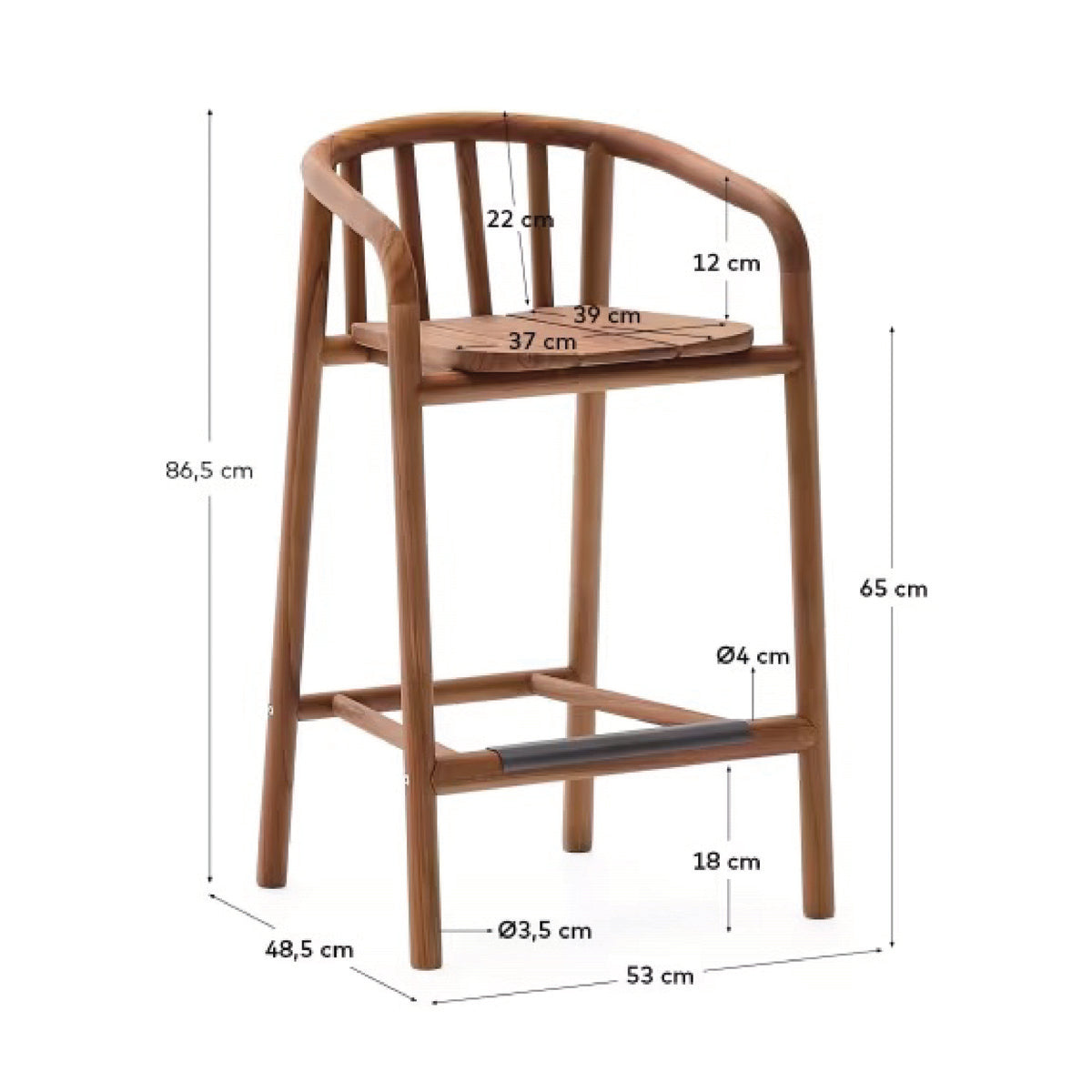 Turqueta Outdoor Stool