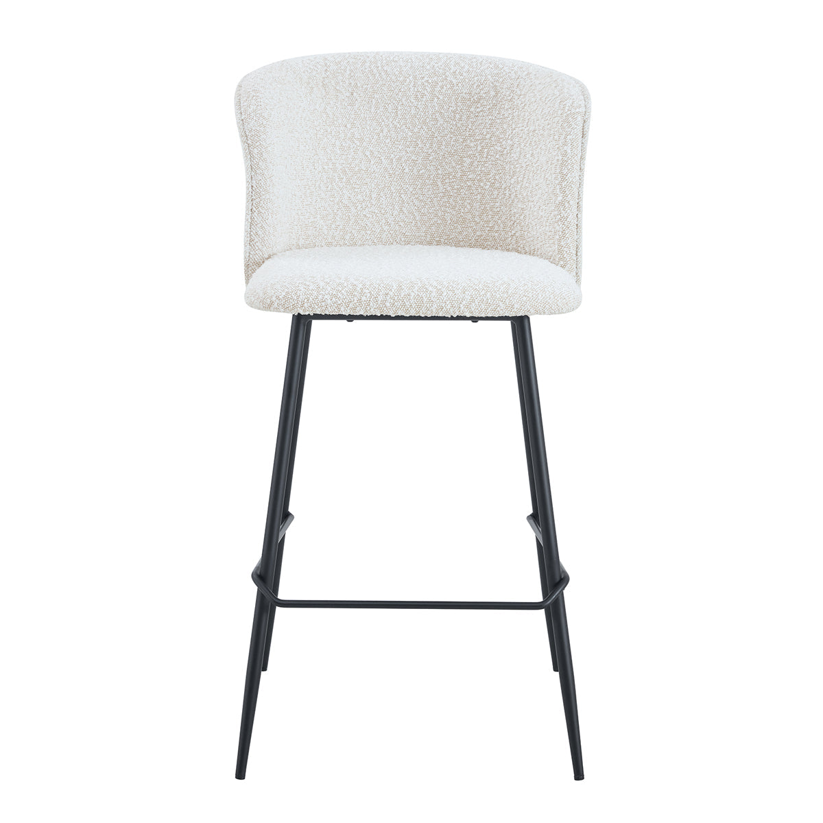 Anita Boucle Bar Stool (Set of 2)