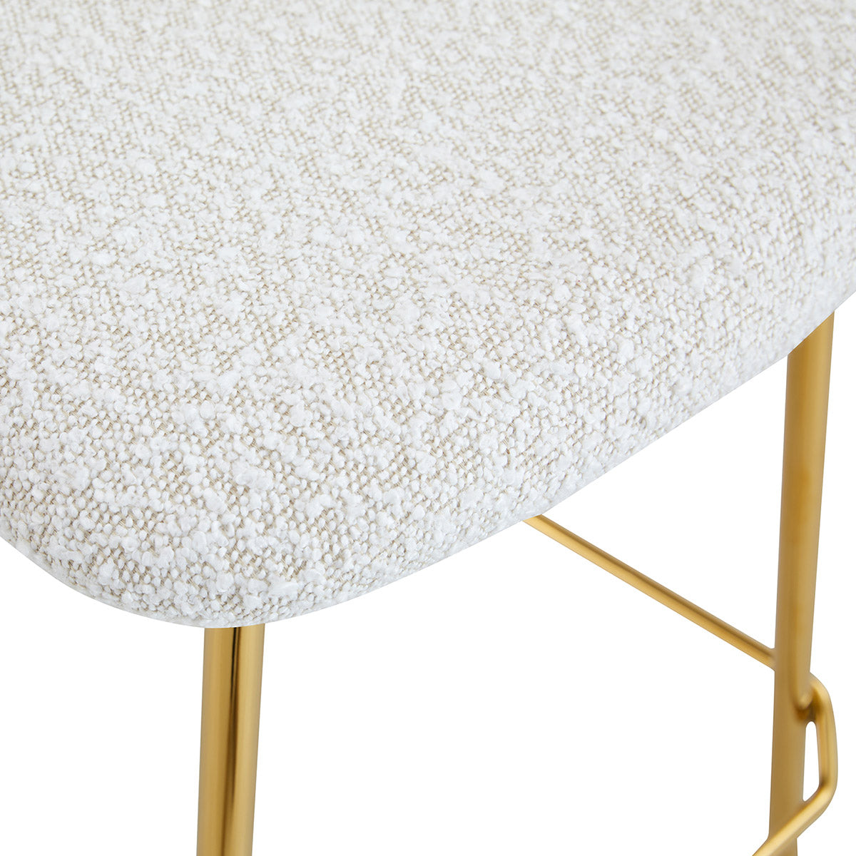 Anita Boucle Bar Stool (Set of 2)