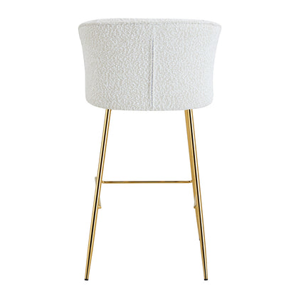 Anita Boucle Bar Stool (Set of 2)