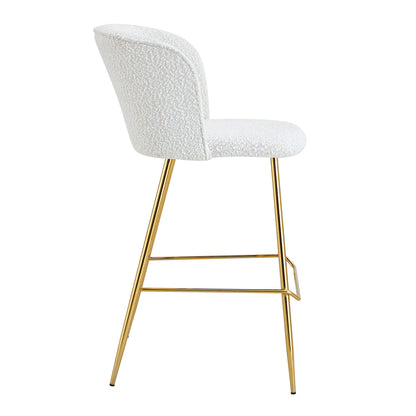 Anita Boucle Bar Stool (Set of 2)
