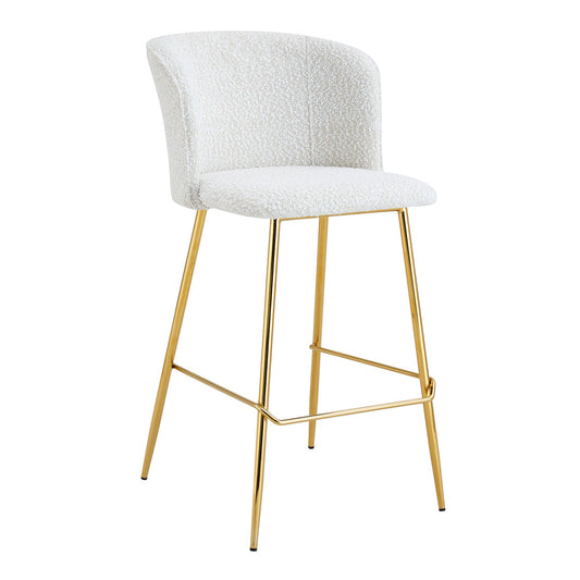 Anita Boucle Bar Stool (Set of 2)