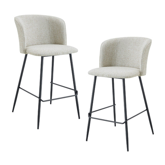 Anita Fabric Bar Stool (Set of 2)