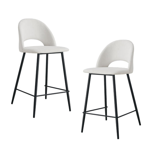 Asta Fabric Bar Stool (Set of 2)
