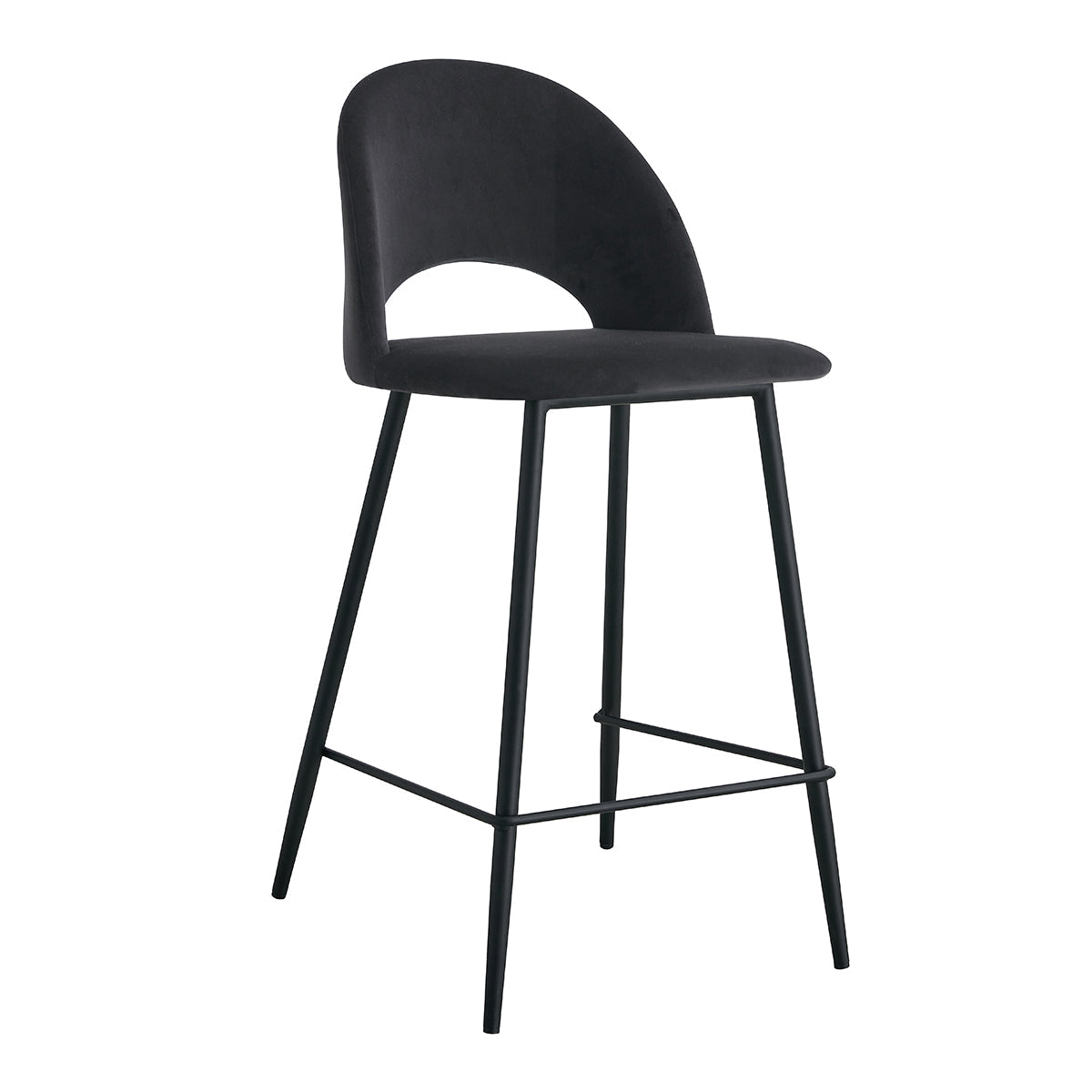 Asta Velvet Bar Stool (Set of 2)