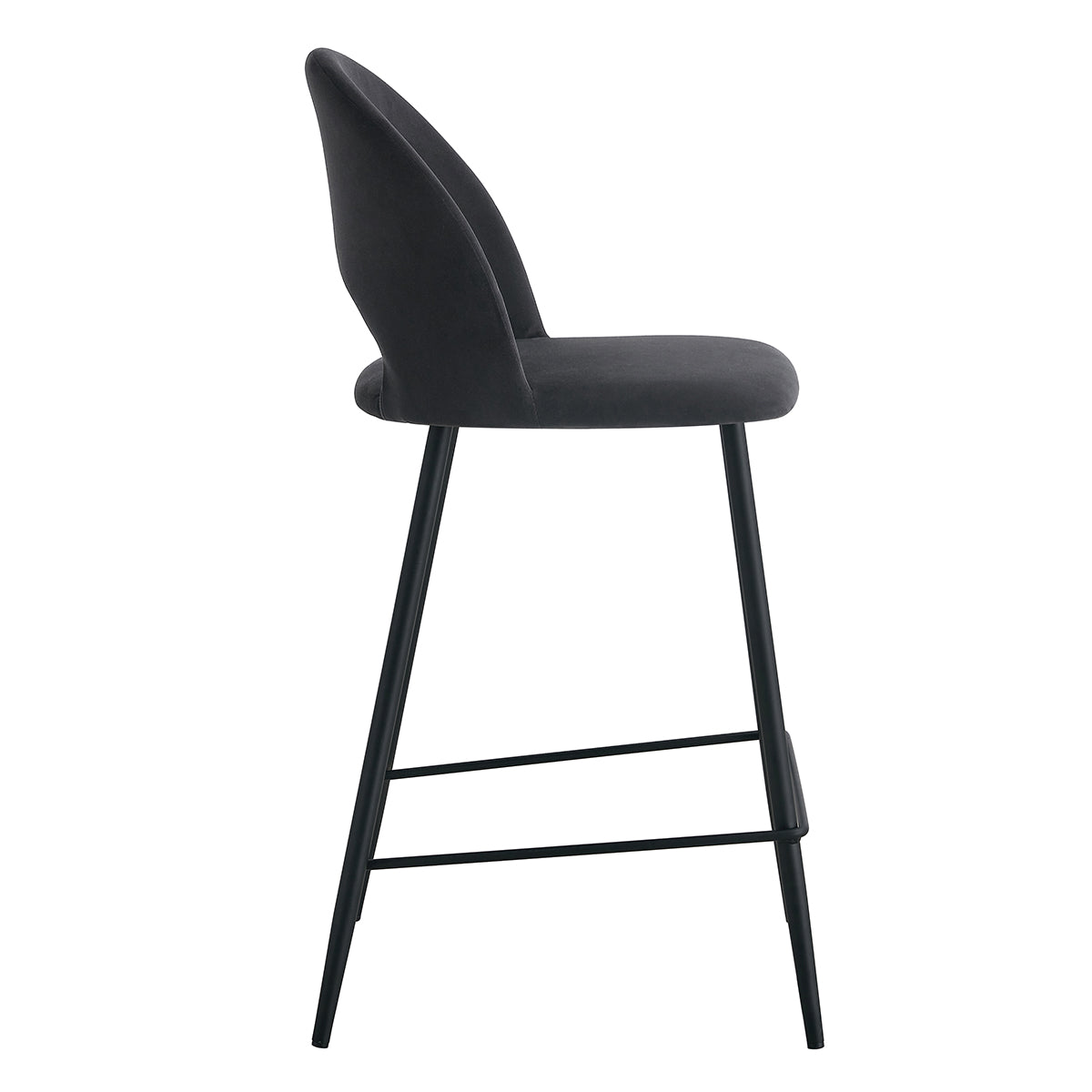 Asta Velvet Bar Stool (Set of 2)