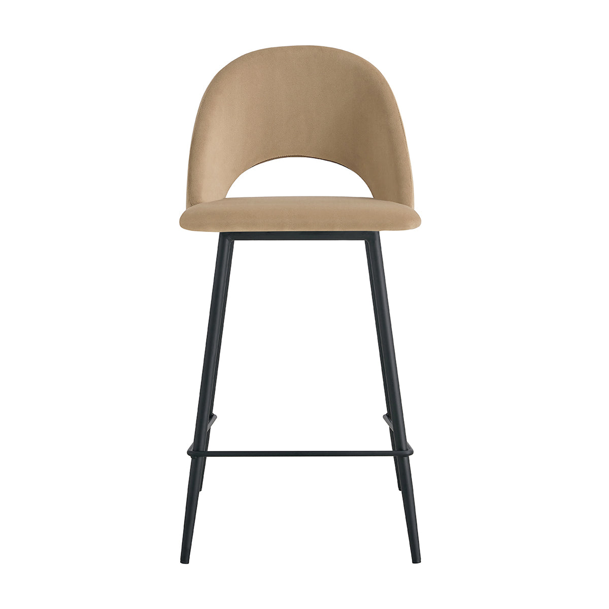 Asta Velvet Bar Stool (Set of 2)