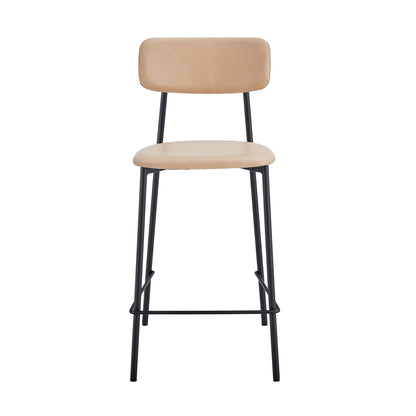 Bailey Leatherette Bar Stool (Set of 2)