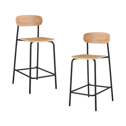 Cove Timber Bar Stool (Set of 2)