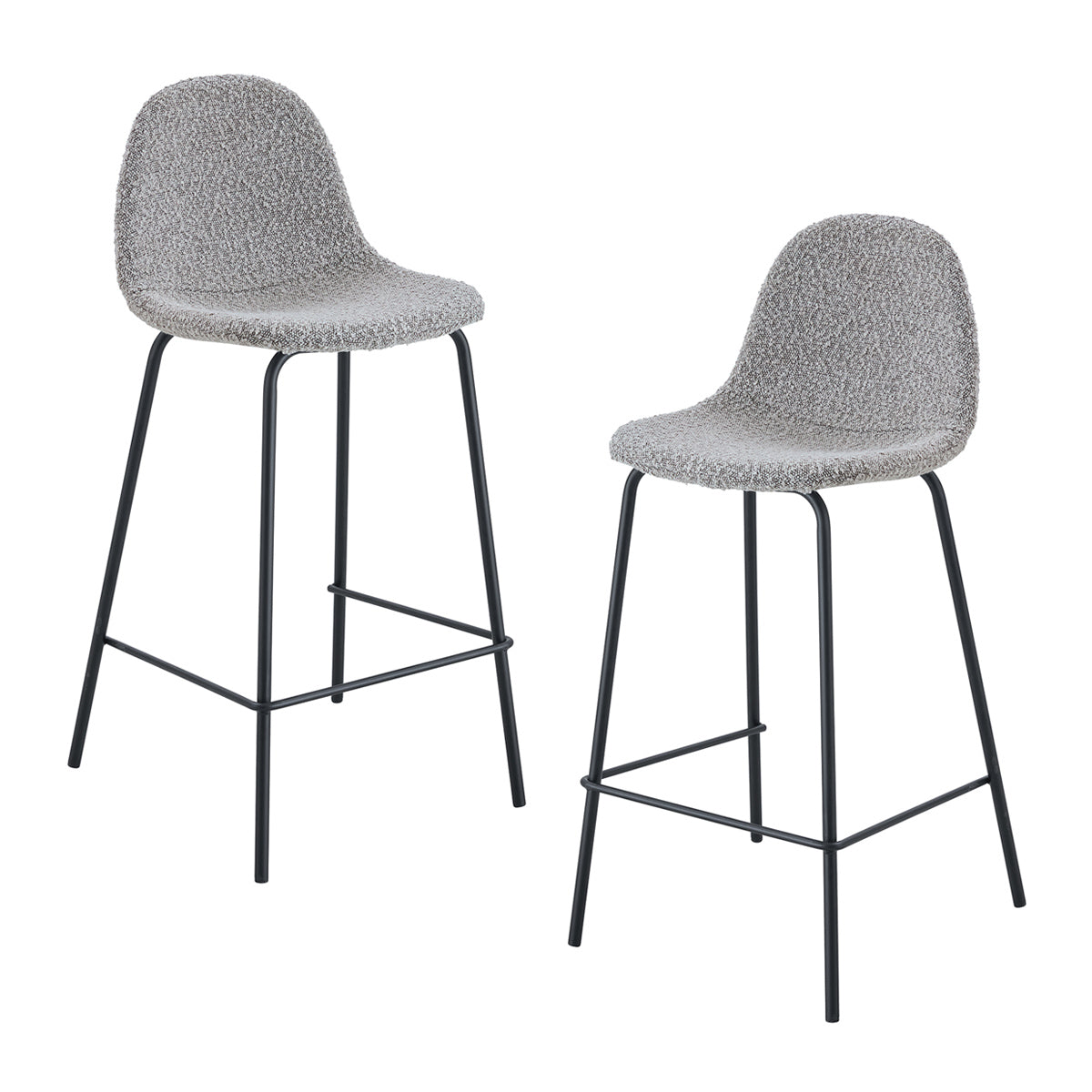 Luca Boucle Bar Stool (Set of 2)