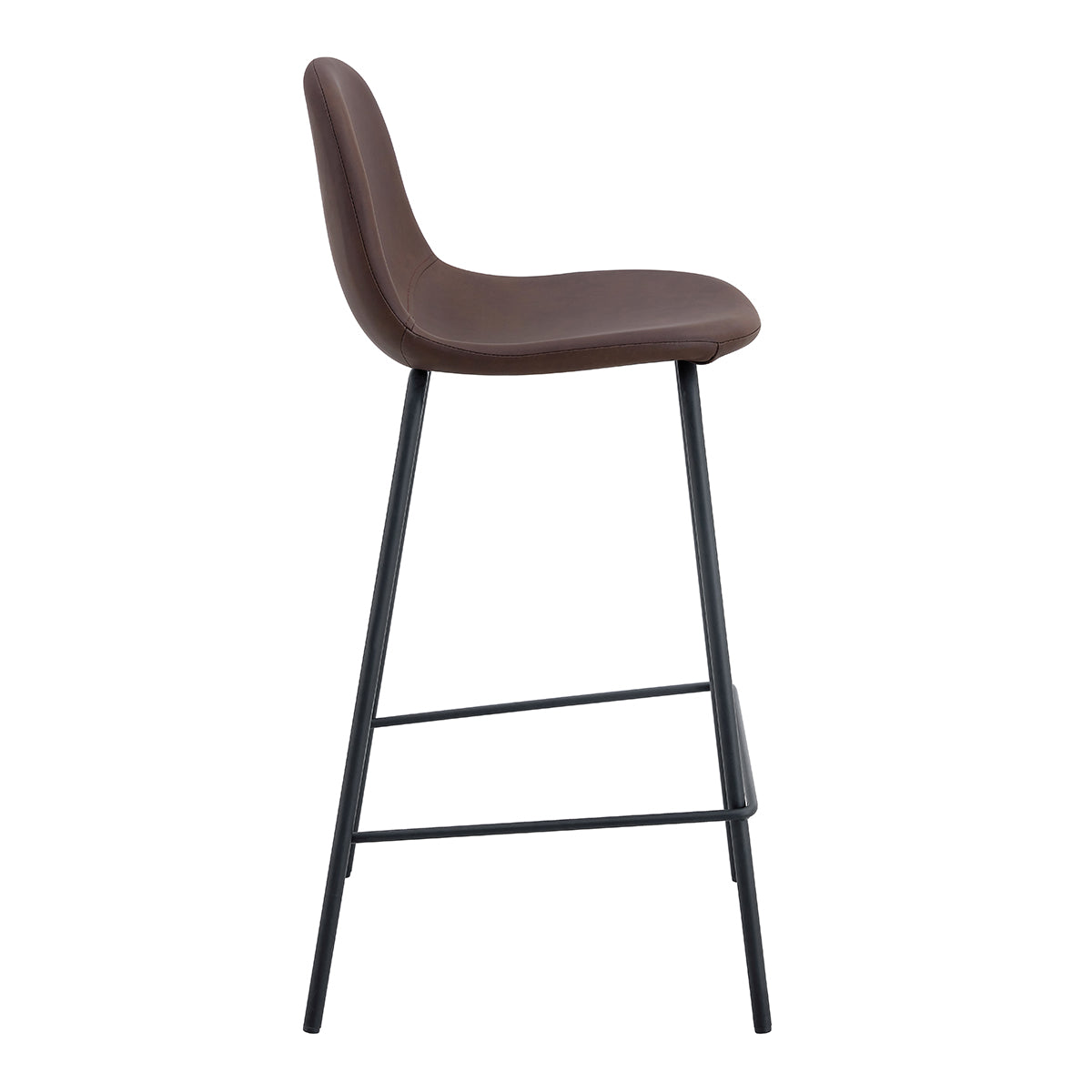 Luca Leatherette Bar Stool (Set of 2)