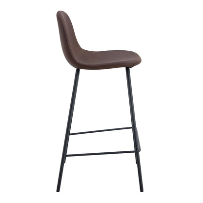 Luca Leatherette Bar Stool (Set of 2)