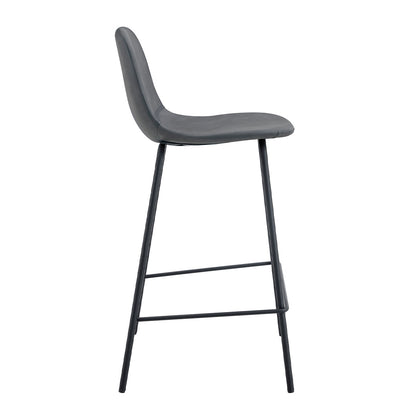 Luca Leatherette Bar Stool (Set of 2)