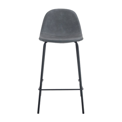Luca Leatherette Bar Stool (Set of 2)