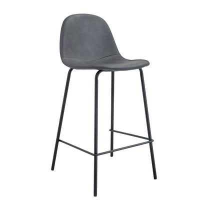Luca Leatherette Bar Stool (Set of 2)