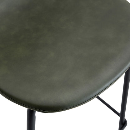 Luca Leatherette Bar Stool (Set of 2)