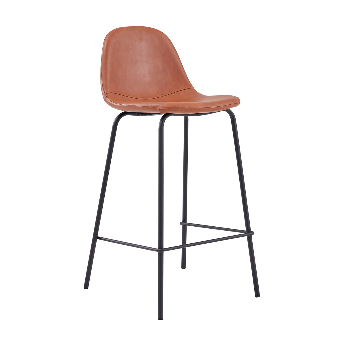 Luca Leatherette Bar Stool (Set of 2)
