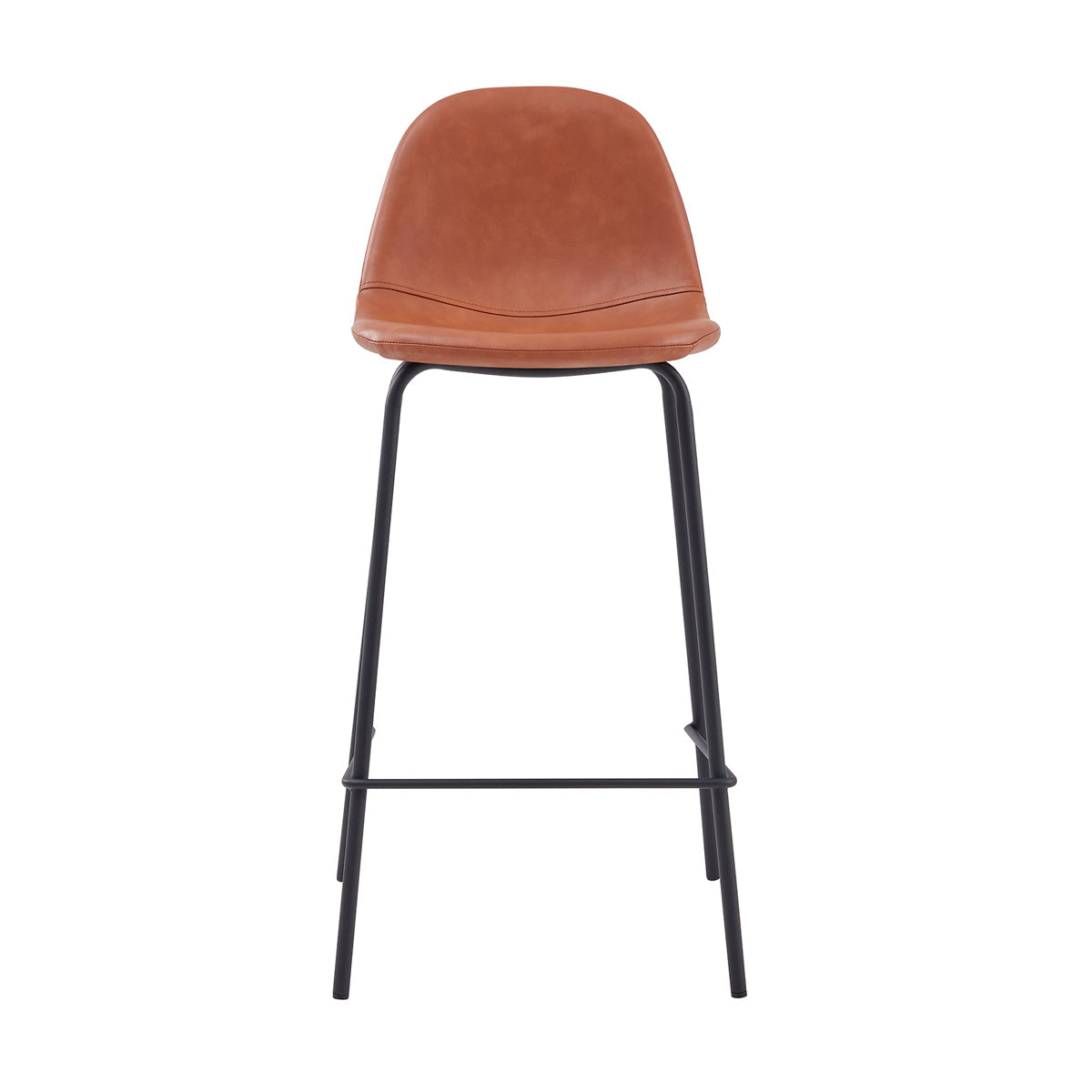 Luca Leatherette Bar Stool (Set of 2)