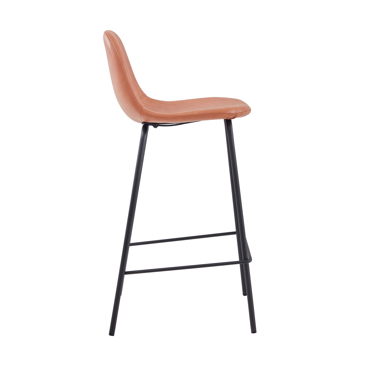 Luca Leatherette Bar Stool (Set of 2)