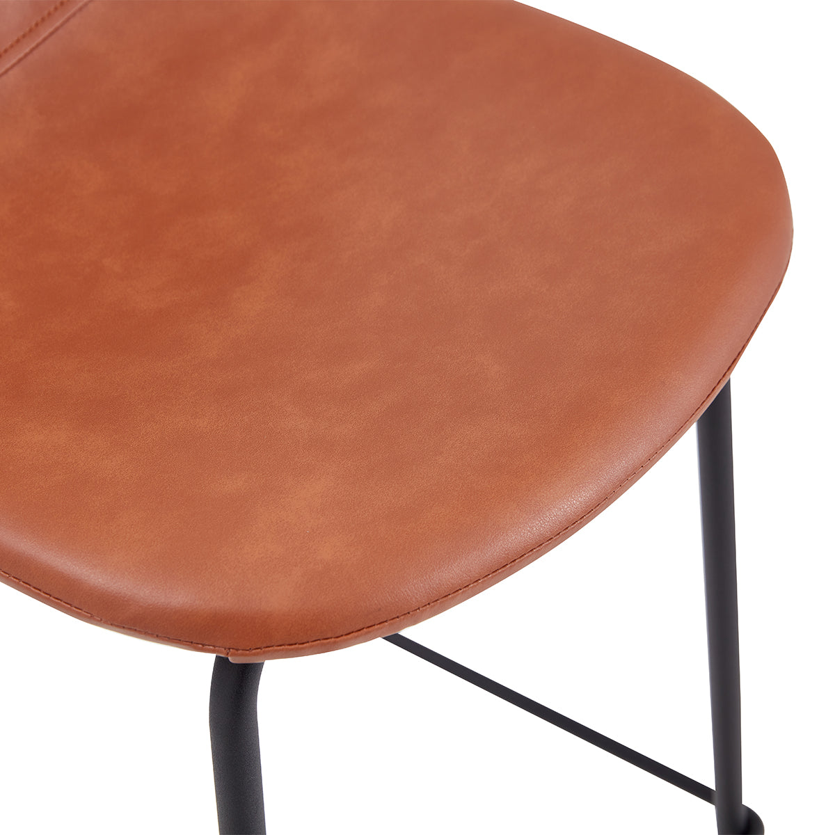 Luca Leatherette Bar Stool (Set of 2)