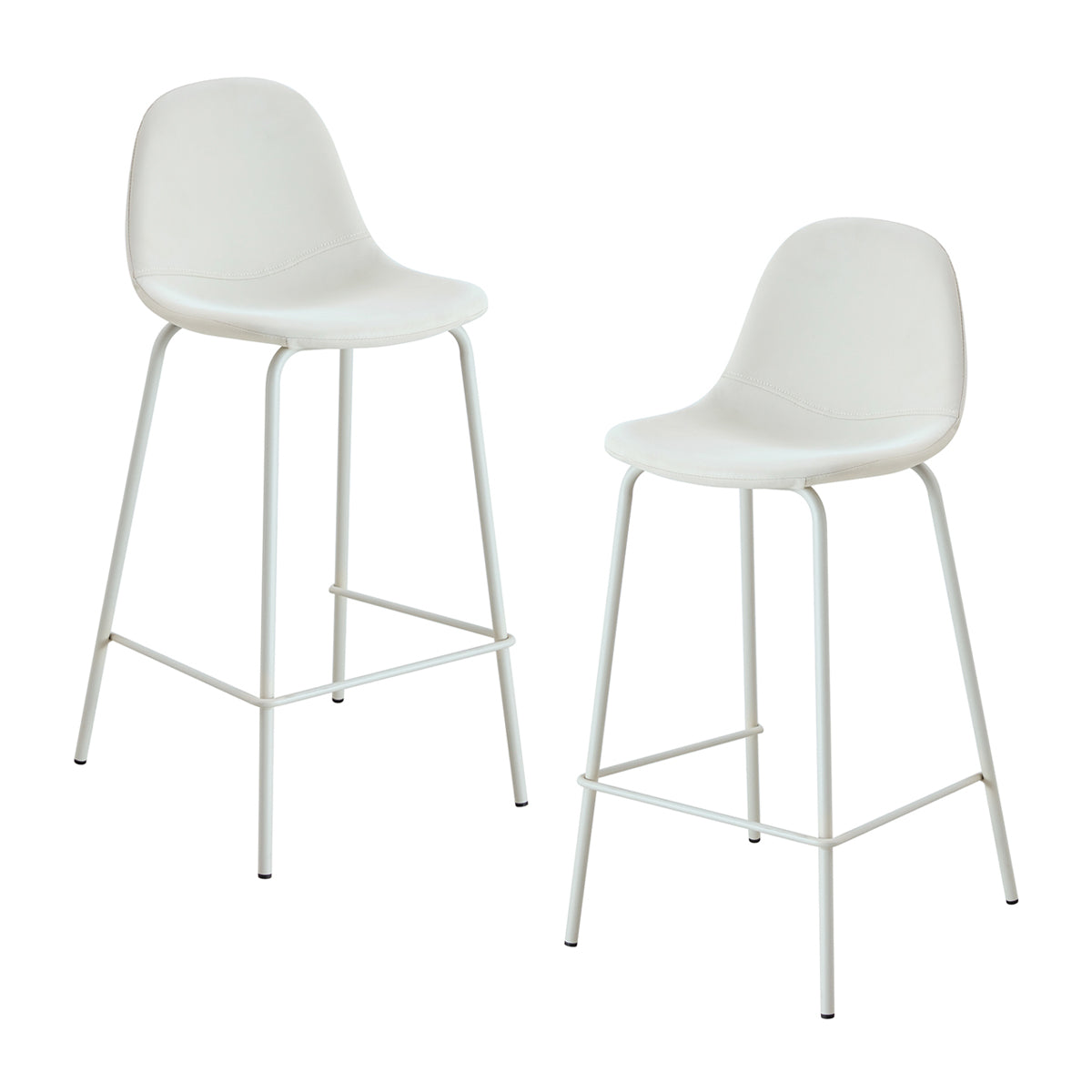 Luca Leatherette Bar Stool (Set of 2)