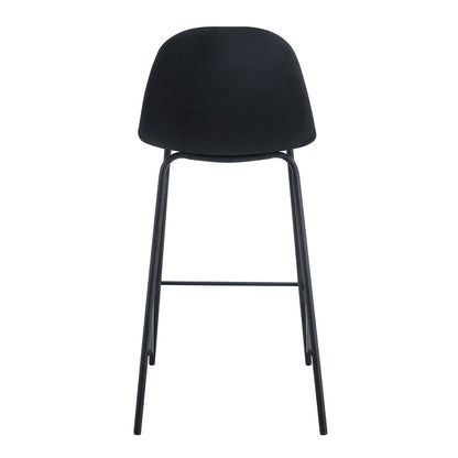 Luca Velvet Bar Stool (Set of 2)