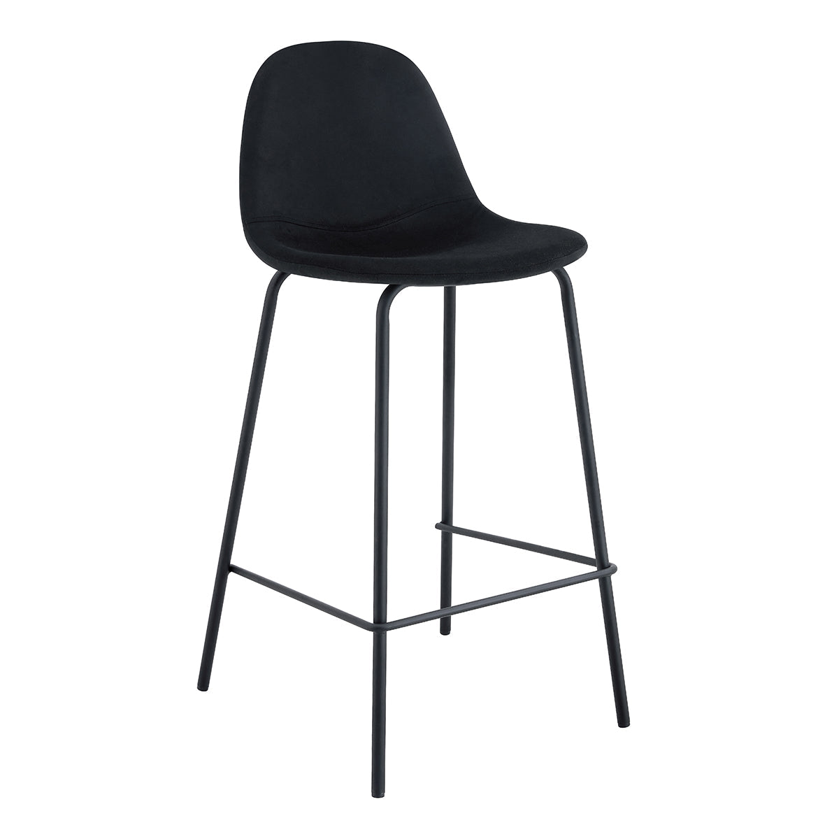 Luca Velvet Bar Stool (Set of 2)