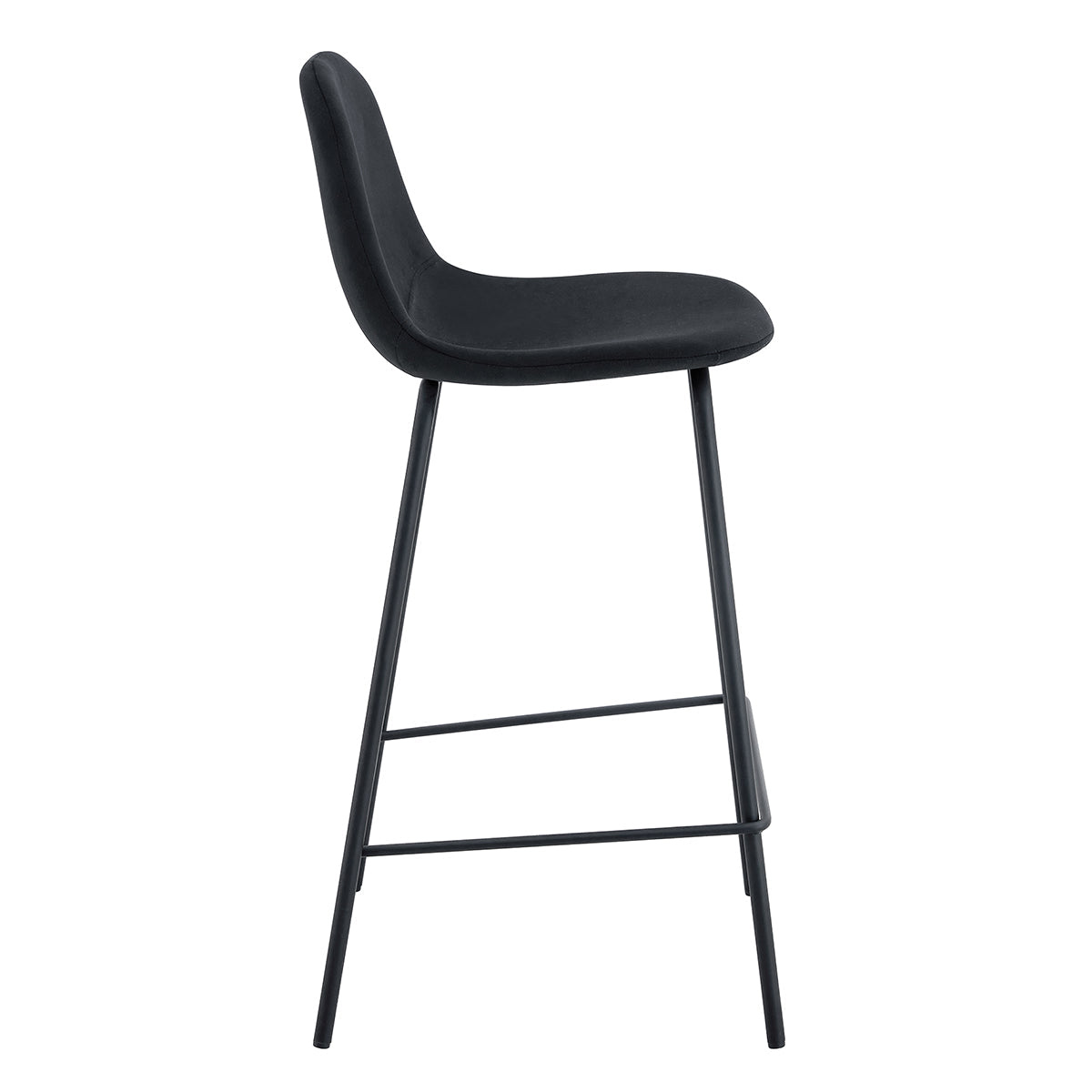 Luca Velvet Bar Stool (Set of 2)