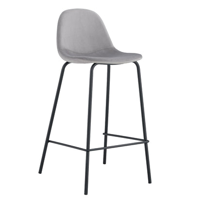 Luca Velvet Bar Stool (Set of 2)