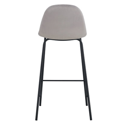 Luca Velvet Bar Stool (Set of 2)