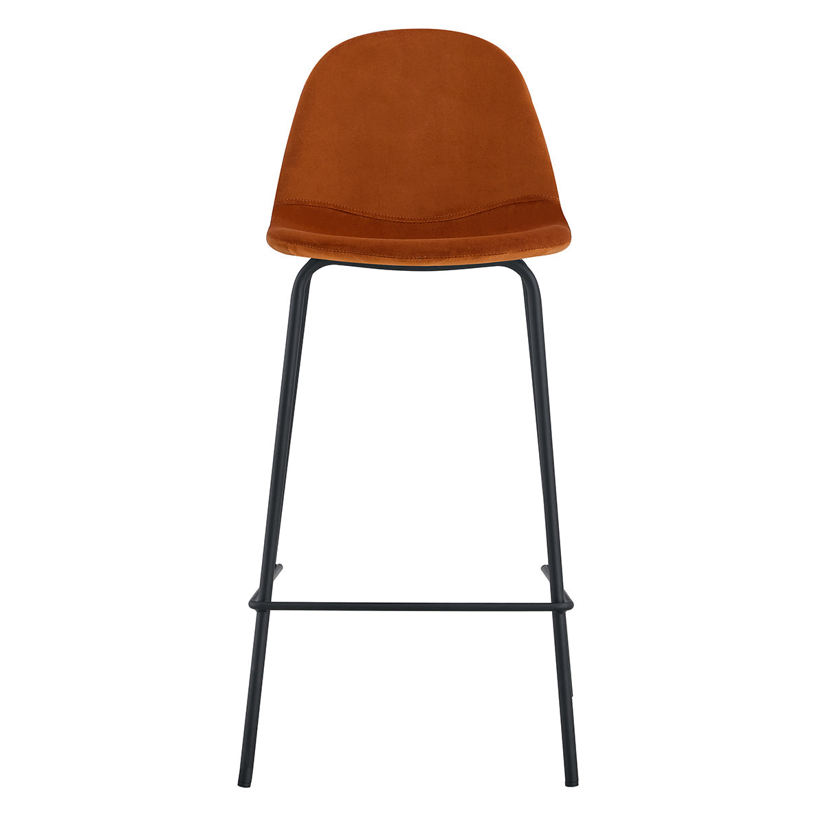 Luca Velvet Bar Stool (Set of 2)