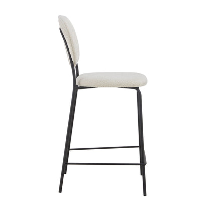 Margot Boucle Bar Stool (Set of 2)